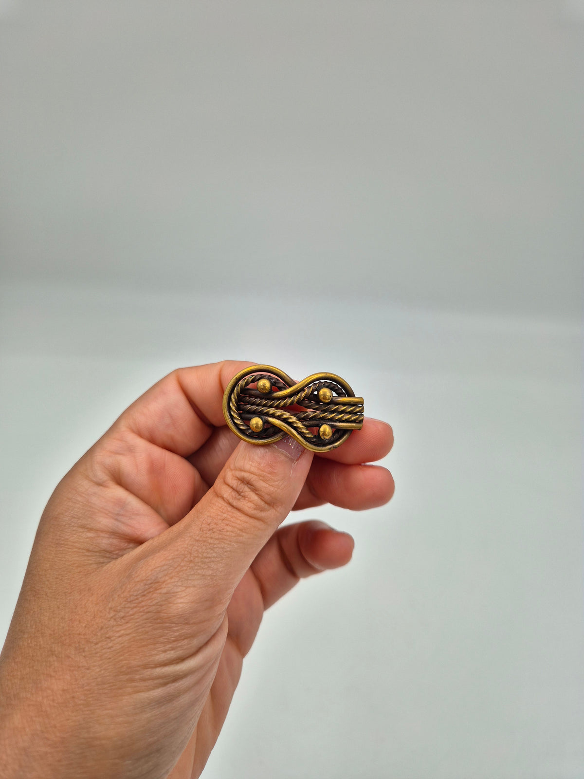 Kalevala Koru Teljän Neito Bronze Brooch by Germund Paaer