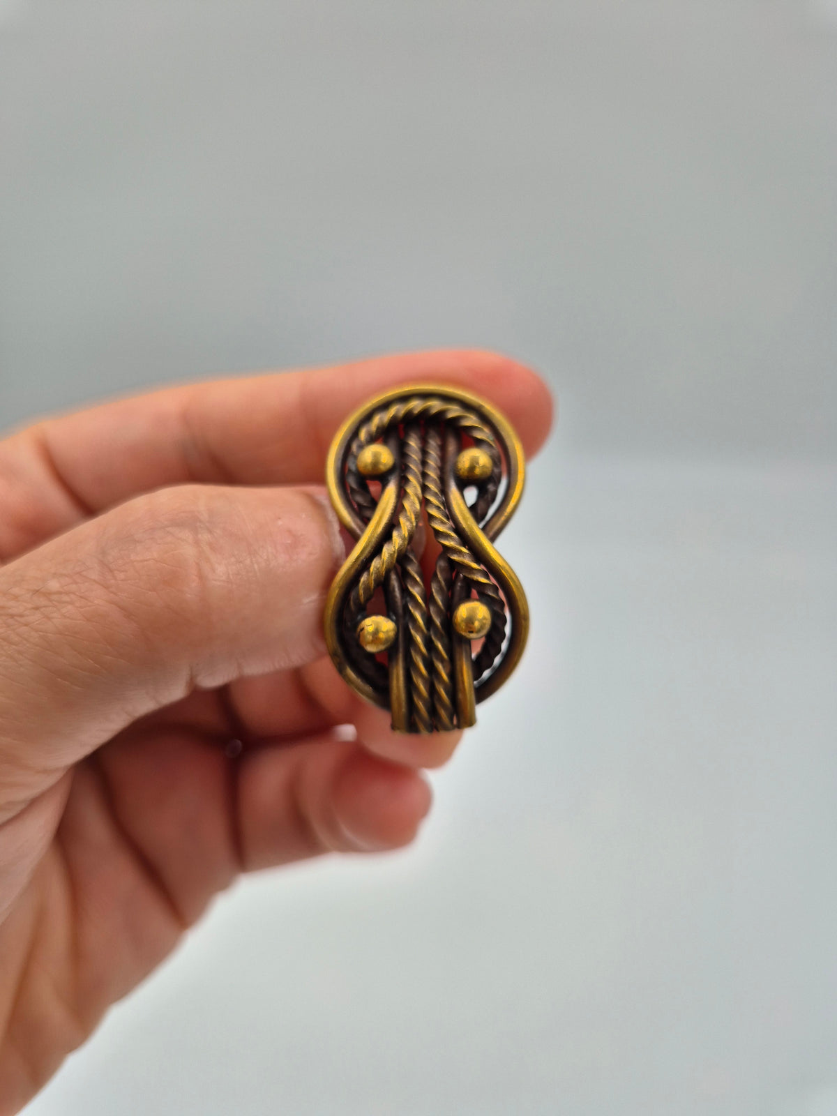Kalevala Koru Teljän Neito Bronze Brooch by Germund Paaer