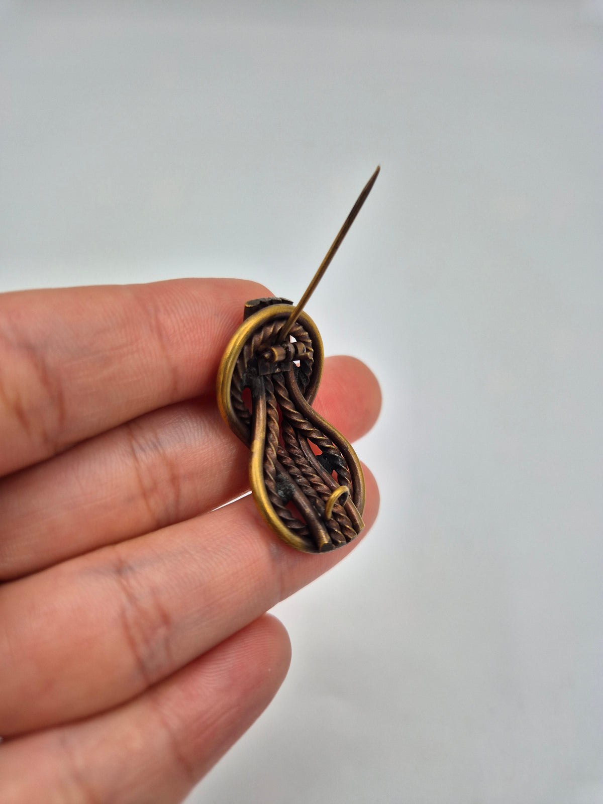 Kalevala Koru Teljän Neito Bronze Brooch by Germund Paaer