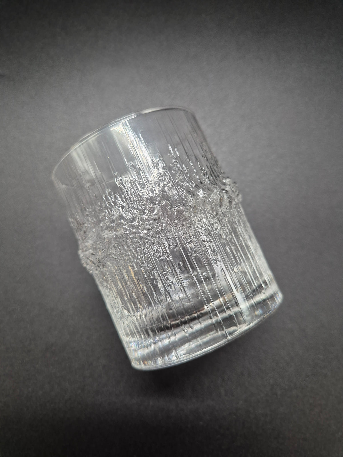 Set of 5 Vintage Iittala Niva Whiskey Glasses, Tapio Wirkkala Finnish Glass Design