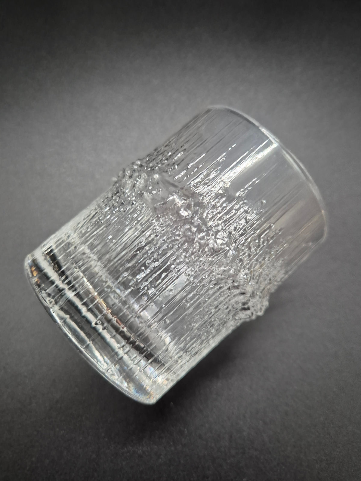 Set of 5 Vintage Iittala Niva Whiskey Glasses, Tapio Wirkkala Finnish Glass Design