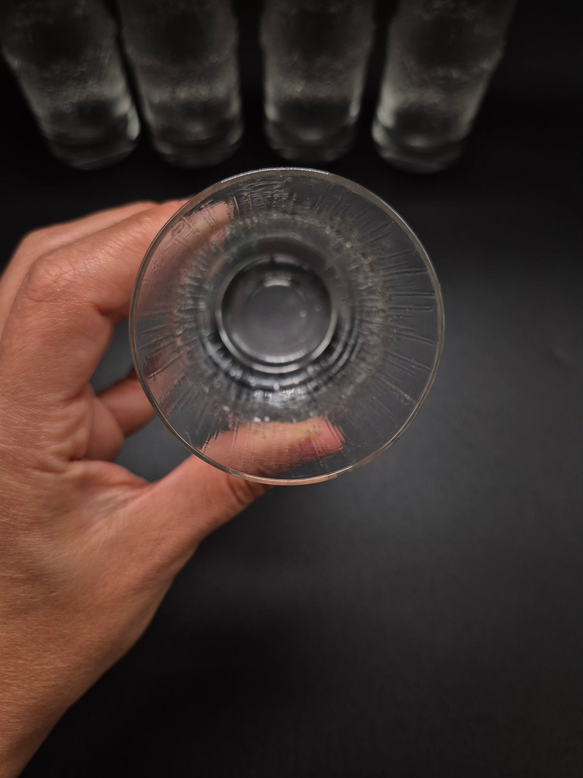 Tapio Wirkkala Niva Tall Drinking Glass 12 cm, Vintage Finnish Design Glassware, 1972–1992