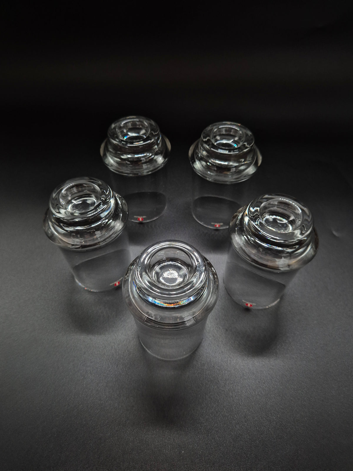 Set of 5 Iittala Marski Glasses by Tapio Wirkkala, Finnish Design Drinking Glasses