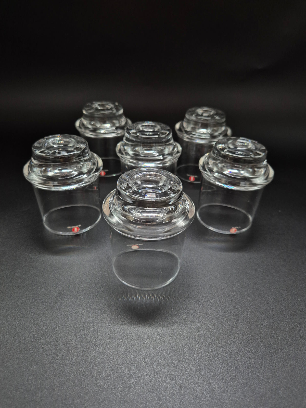 Set of 6 vintage Iittala Marski Glasses by Tapio Wirkkala, Finnish Mid-Century Modern Glassware