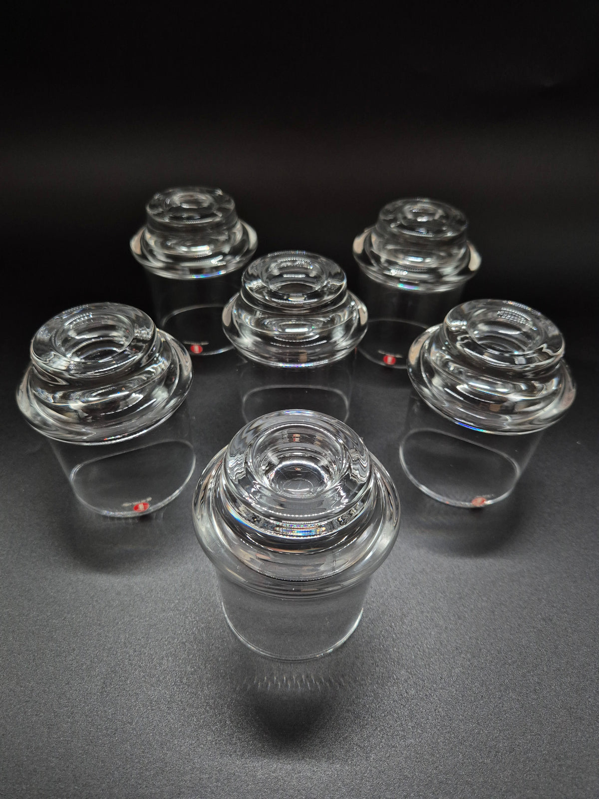 Set of 6 vintage Iittala Marski Glasses by Tapio Wirkkala, Finnish Mid-Century Modern Glassware