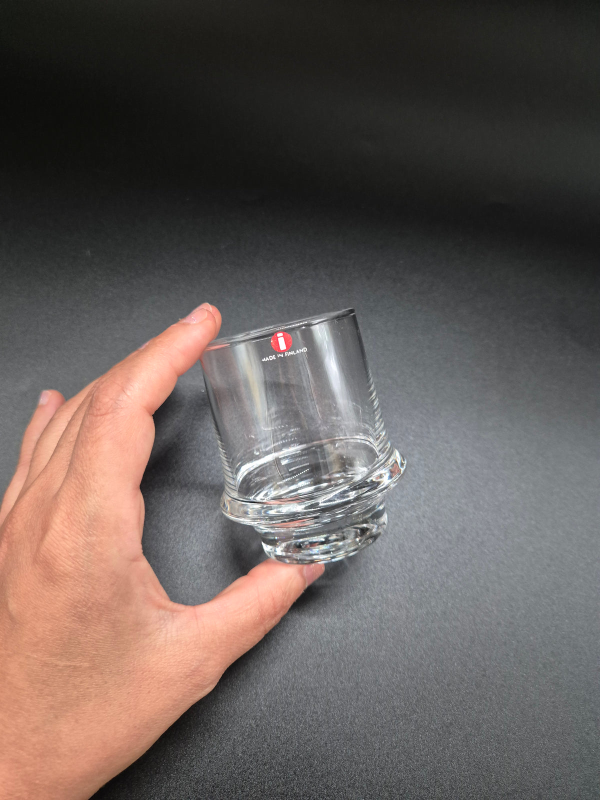 Set of 6 vintage Iittala Marski Glasses by Tapio Wirkkala, Finnish Mid-Century Modern Glassware