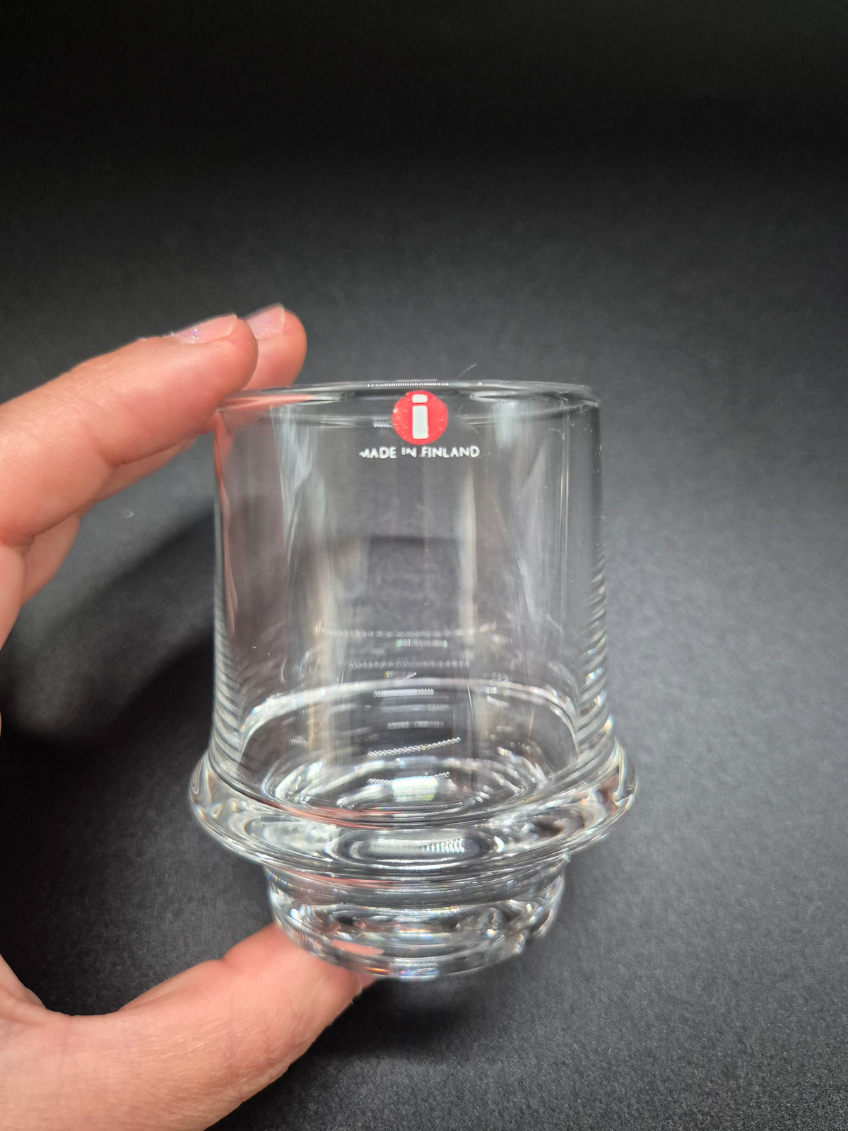 Set of 6 vintage Iittala Marski Glasses by Tapio Wirkkala, Finnish Mid-Century Modern Glassware