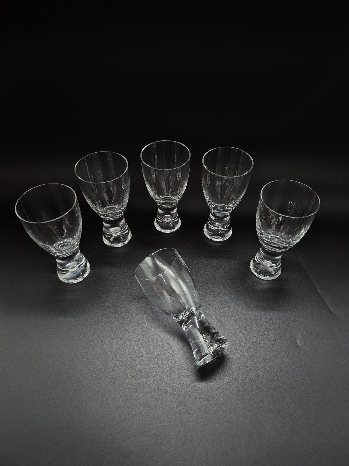Vintage Iittala Wine Glasses by Tapio Wirkkala, Set of 6, Finnish Glassware