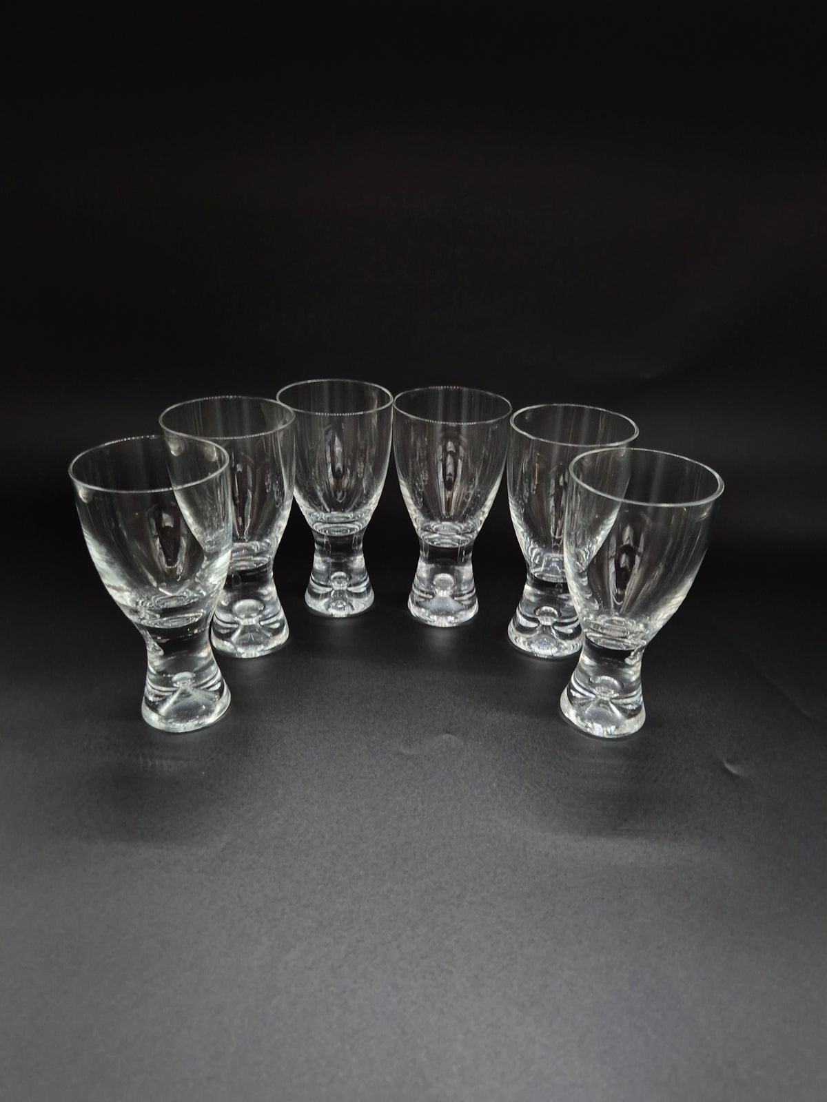 Vintage Iittala Wine Glasses by Tapio Wirkkala, Set of 6, Finnish Glassware