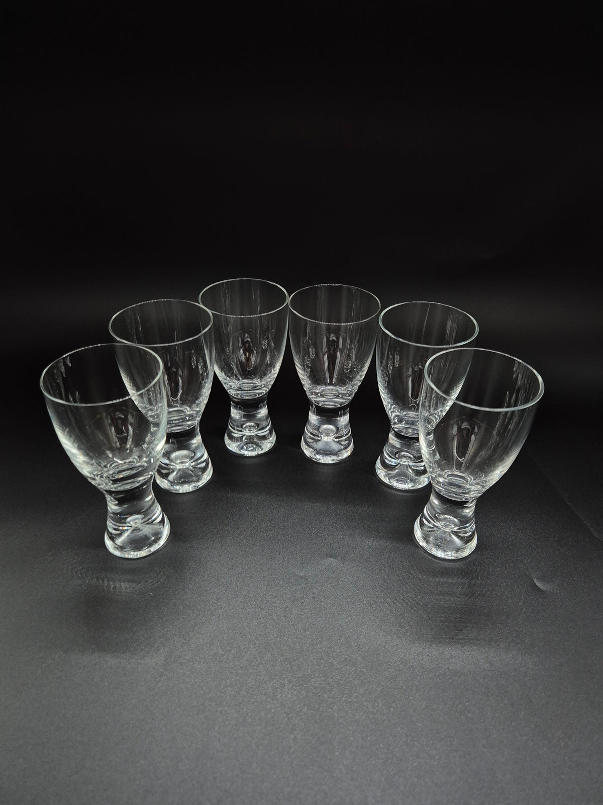 Vintage Iittala Wine Glasses by Tapio Wirkkala, Set of 6, Finnish Glassware