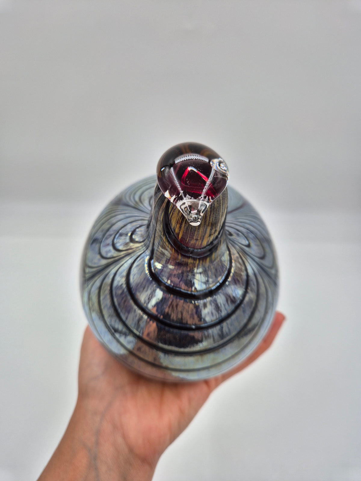 Vintage Oiva Toikka Fasaani Glass Bird, Nuutajärvi Finland, Signed Pheasant Art Glass Sculpture