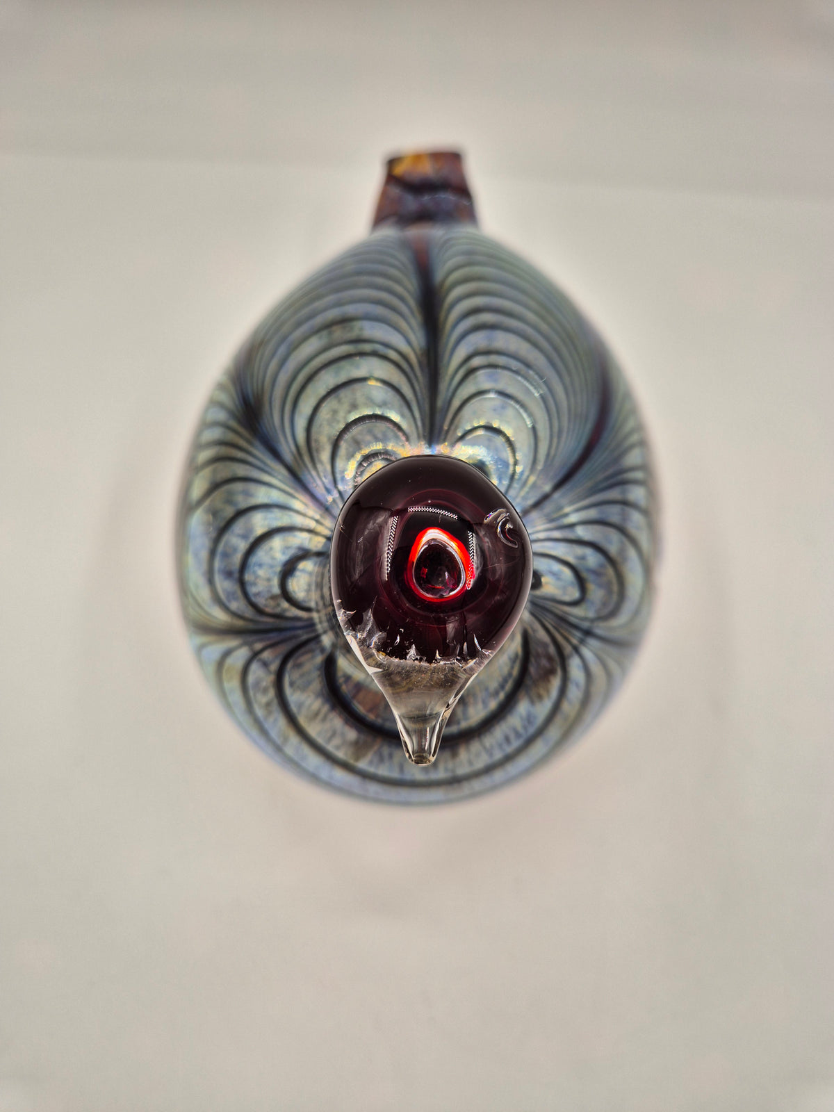 Vintage Oiva Toikka Fasaani Glass Bird, Nuutajärvi Finland, Signed Pheasant Art Glass Sculpture