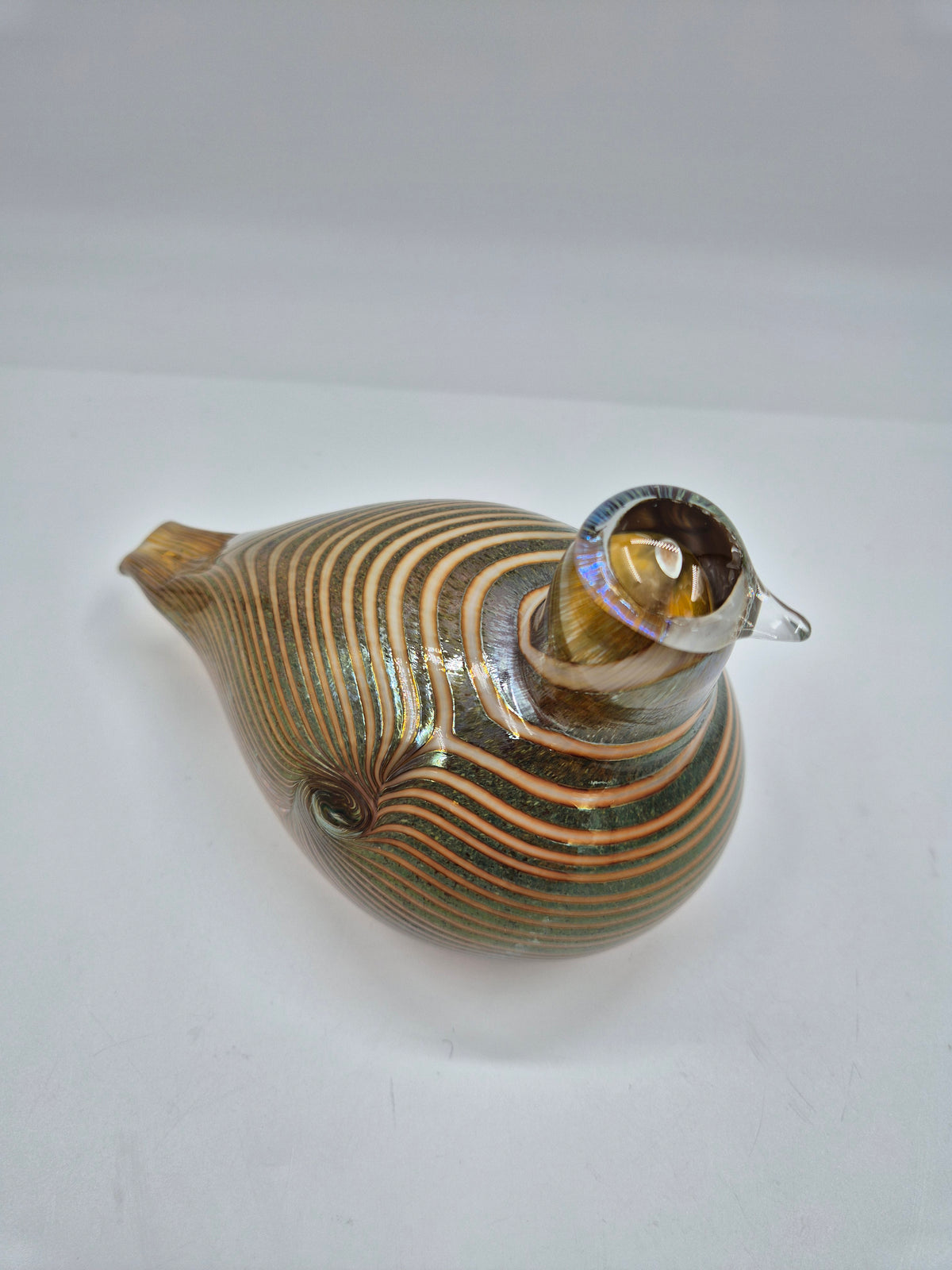 Vintage Oiva Toikka Alli Glass Bird, Nuutajärvi Finland