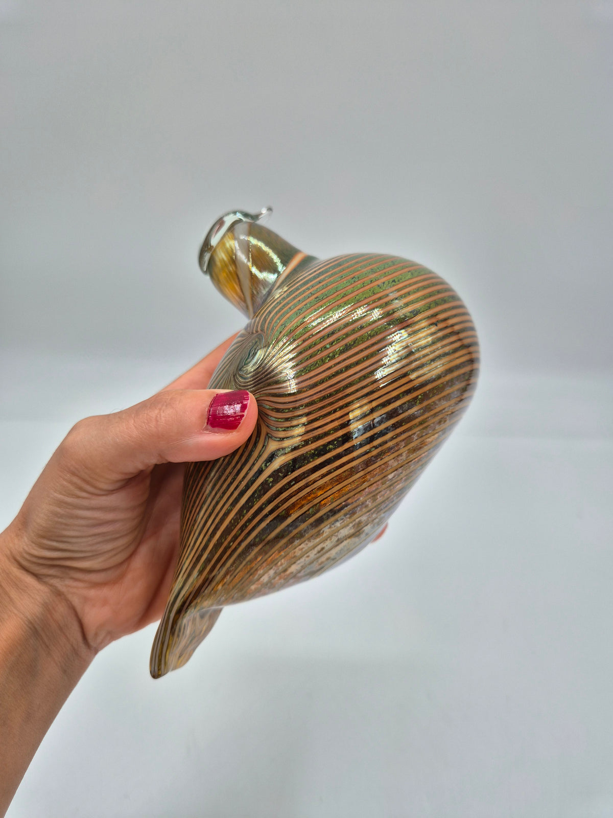 Vintage Oiva Toikka Alli Glass Bird, Nuutajärvi Finland