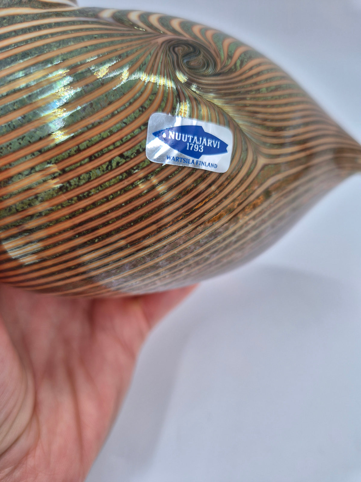 Vintage Oiva Toikka Alli Glass Bird, Nuutajärvi Finland