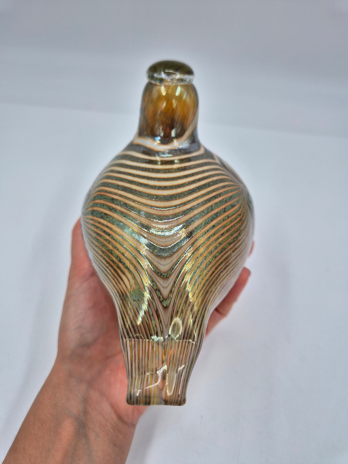 Vintage Oiva Toikka Alli Glass Bird, Nuutajärvi Finland