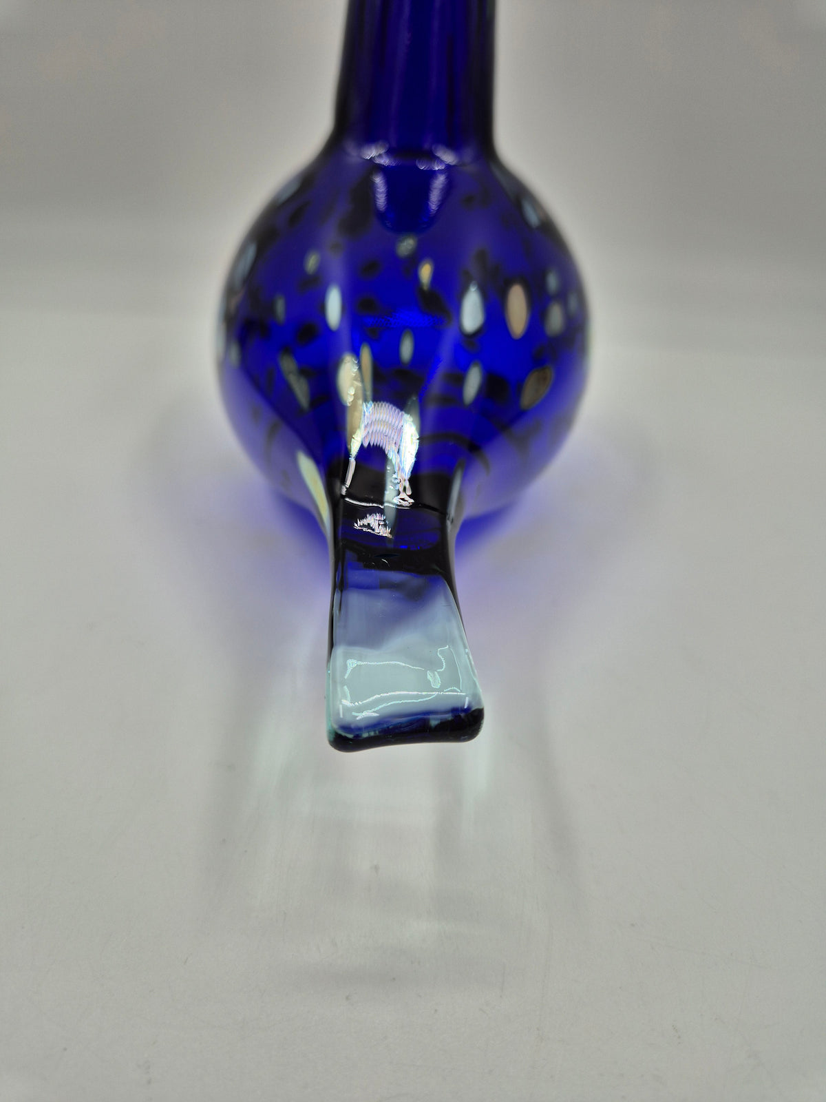 Oiva Toikka Sinikki Glass Bird, Nuutajärvi Iittala, Vantaa Special Edition 2002