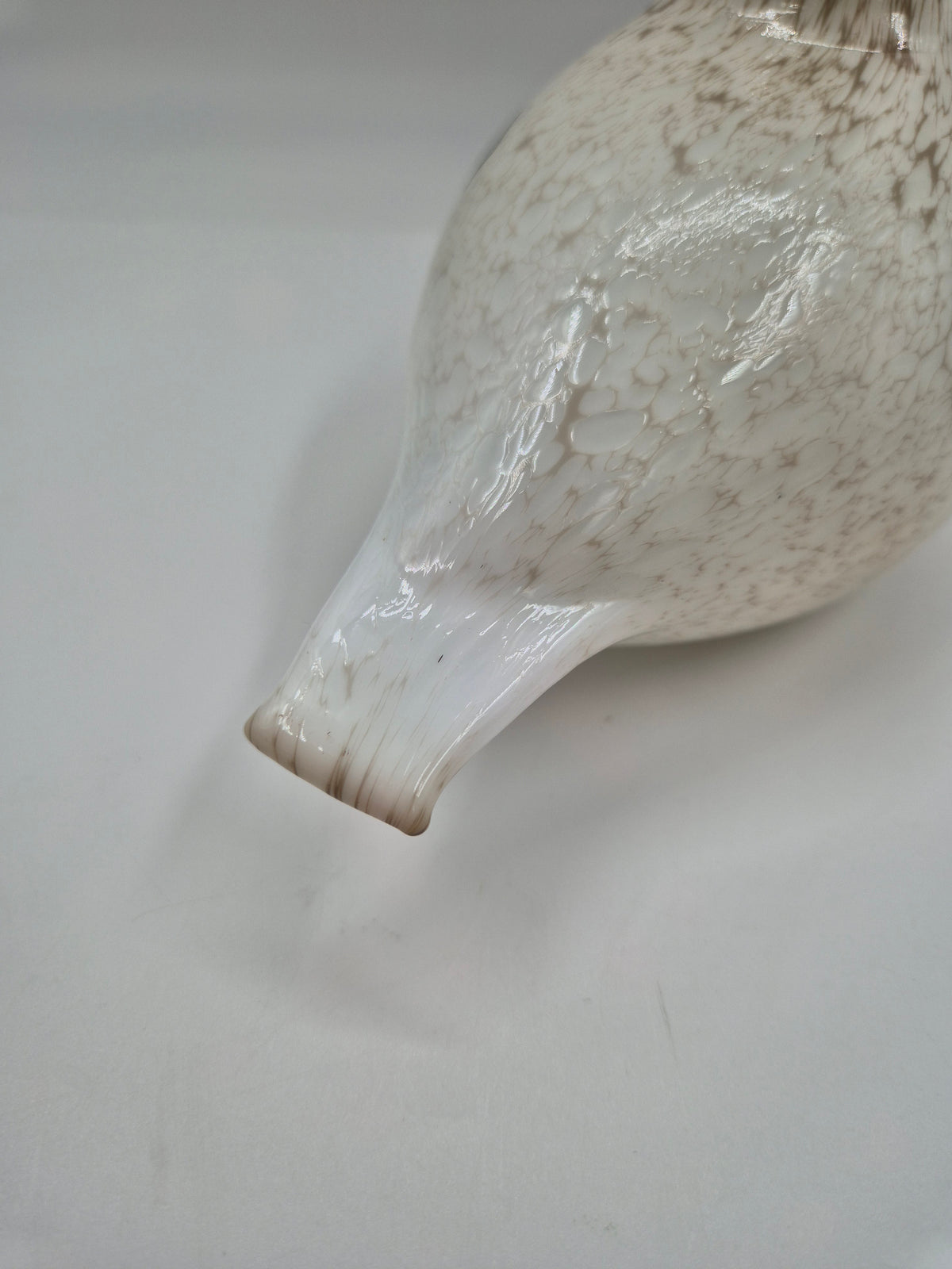 Oiva Toikka Riekko Glass Bird, Nuutajärvi Finland, Signed Finnish Design
