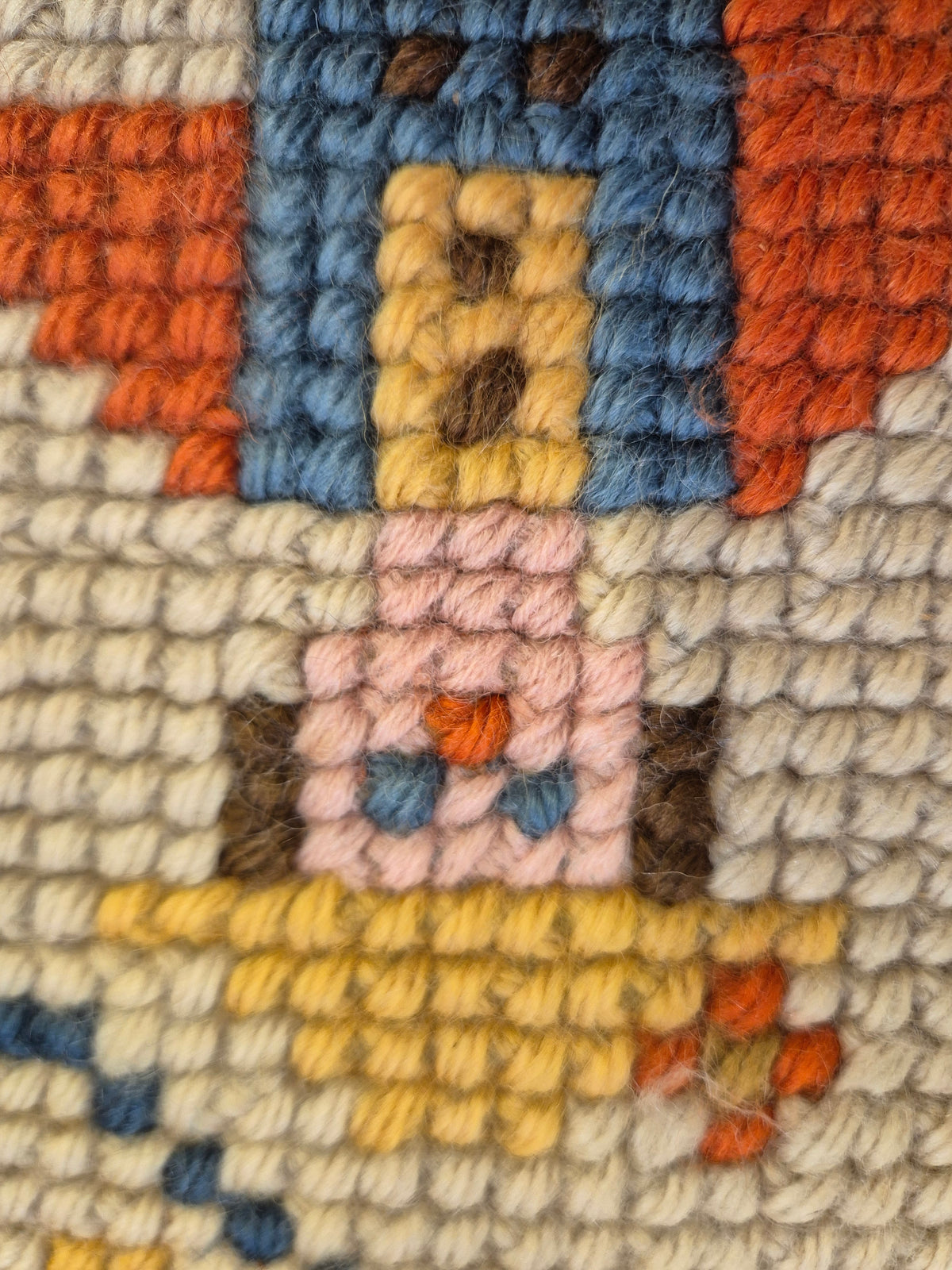 Swedish Folk Art Wall Hanging, Tvistöm Seinävaate