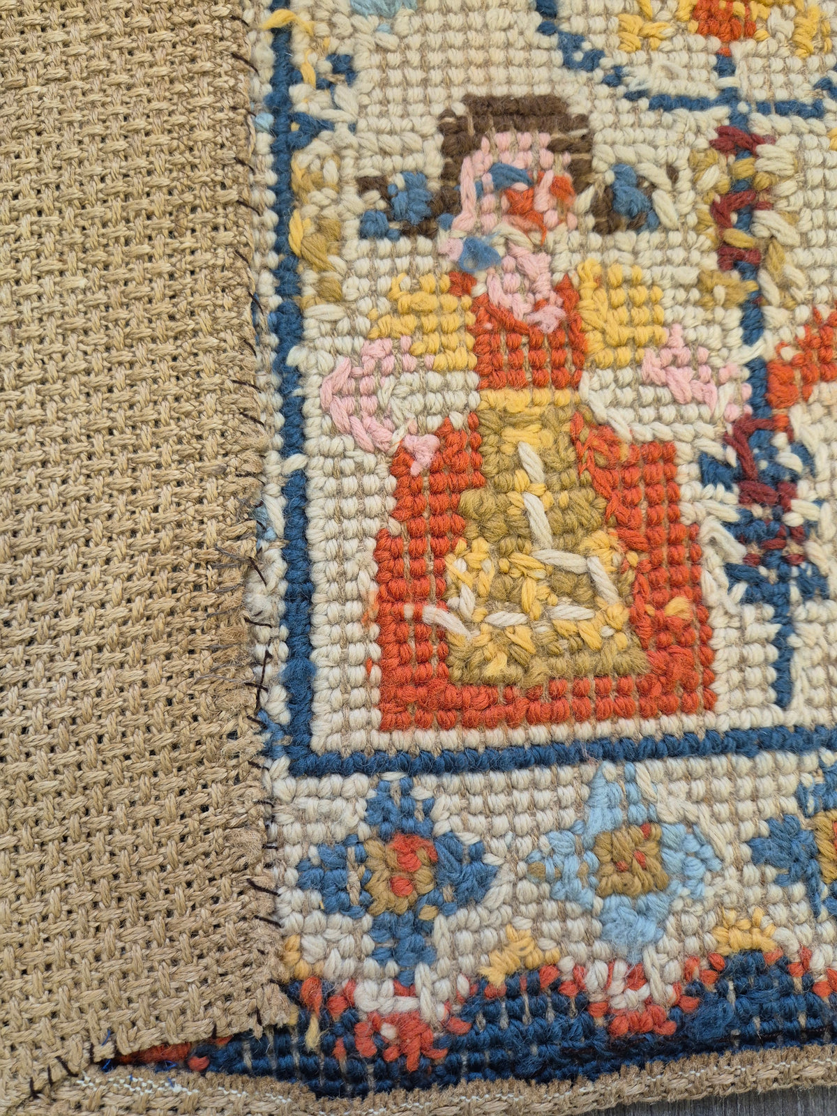 Swedish Folk Art Wall Hanging, Tvistöm Seinävaate