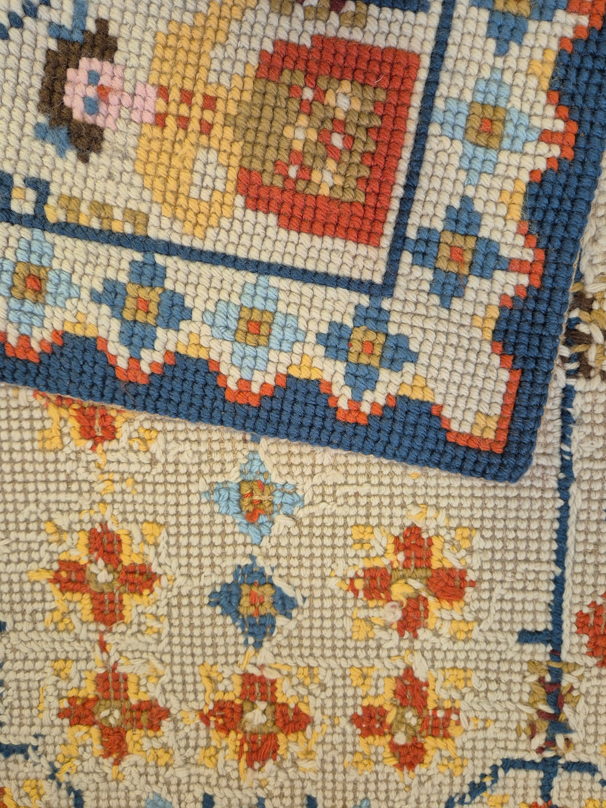 Swedish Folk Art Wall Hanging, Tvistöm Seinävaate