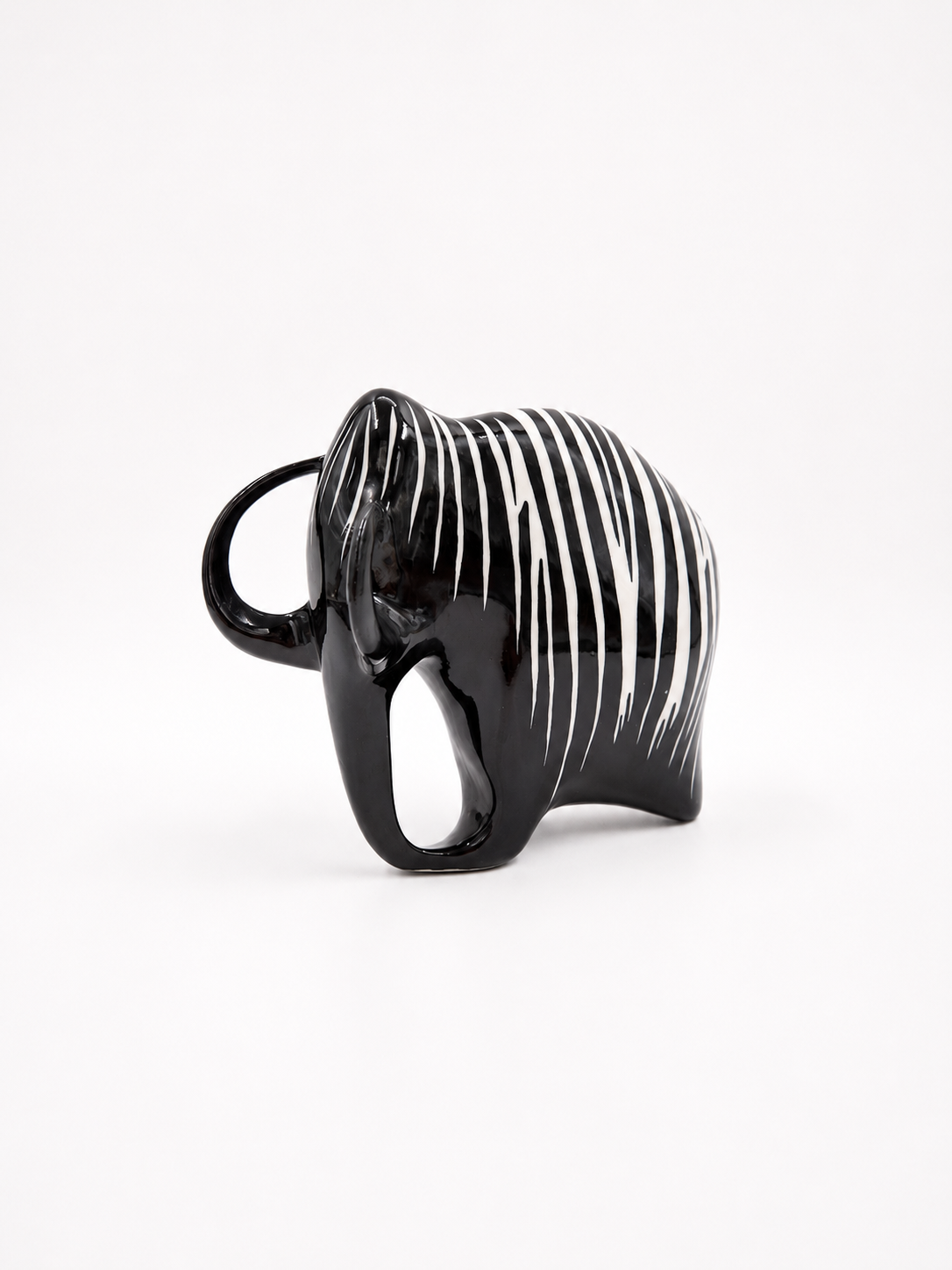 Vintage Lubomir Tomaszewski Mammoth Figurine by Ćmielów | Mid-Century Modern Polish Porcelain Sculpture 15 cm
