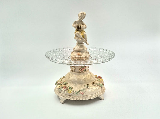 Vintage Decorated Serving Dish
