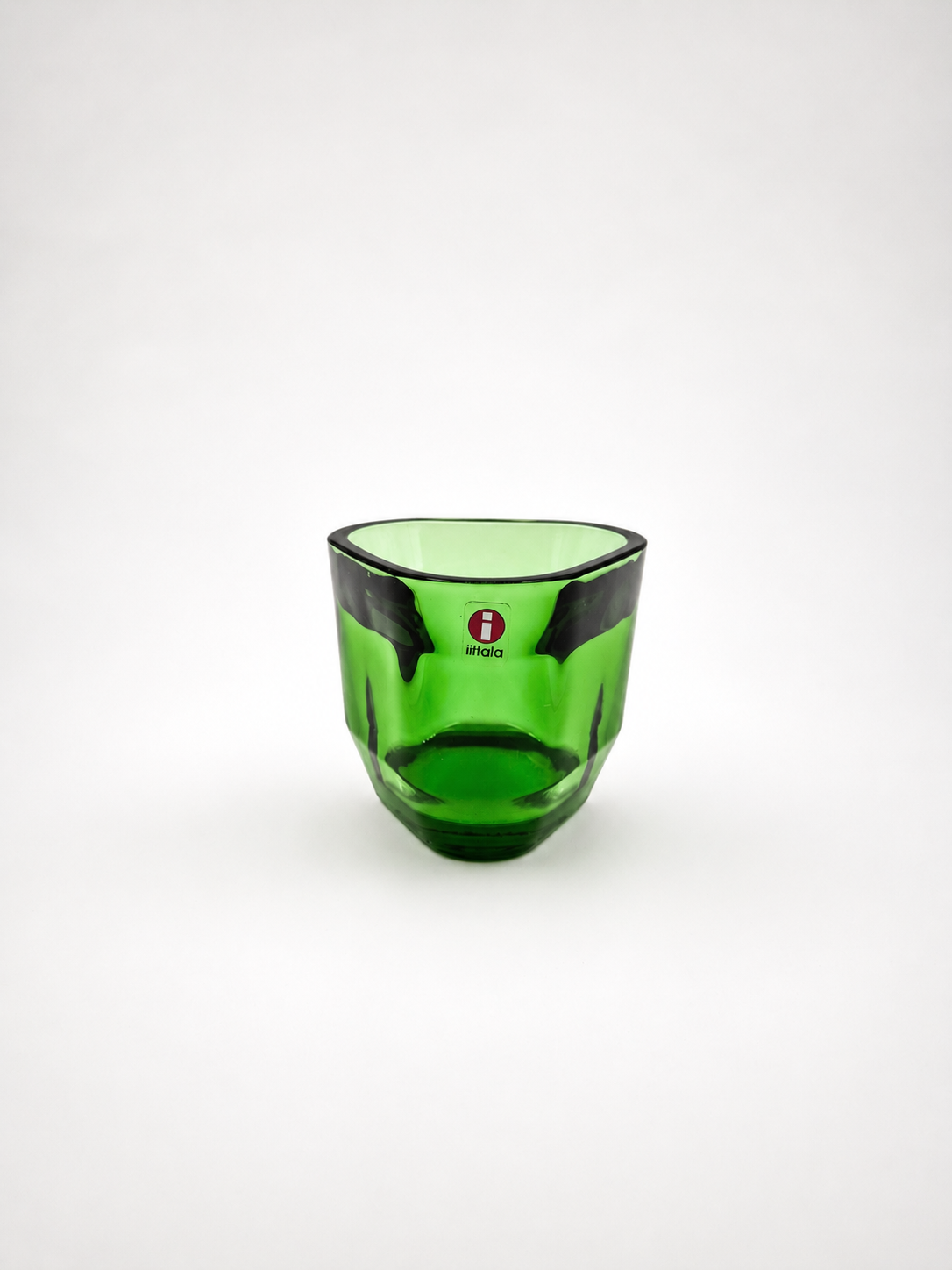 Iittala Tris Green Candle Holder | Alfredo Häberli Design | Finnish Glass Tealight Votive | Scandinavian Decor