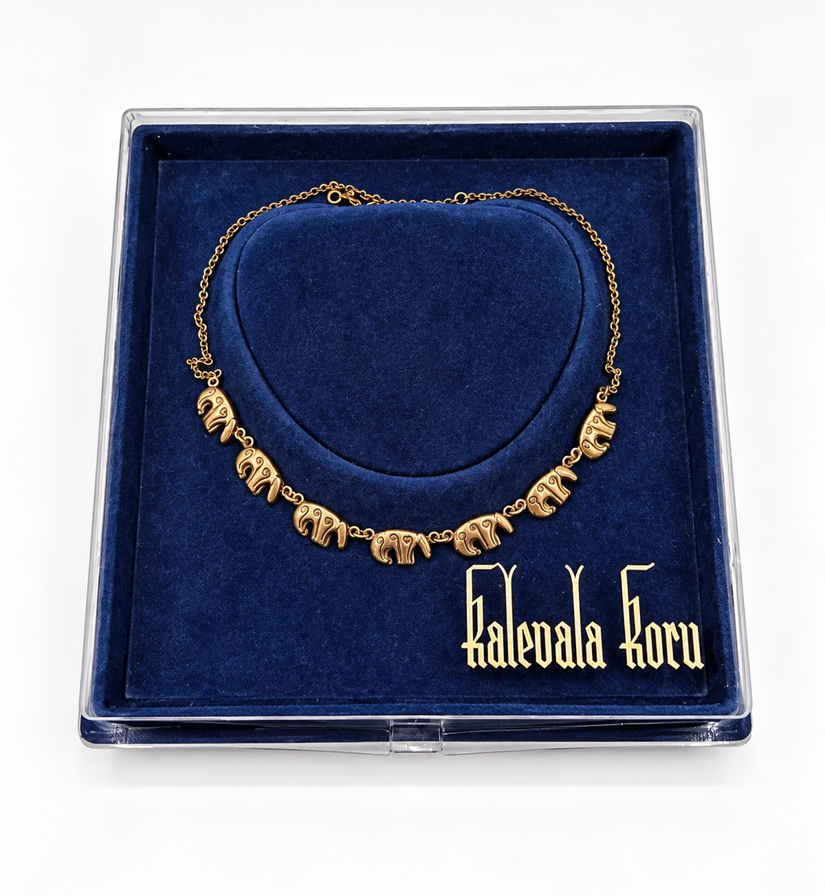 Kalevala Koru "Kalevankarhu" Bear Necklace, Alkuaika, Kaisaleena Mäkelä, Bronze, 40–45 cm