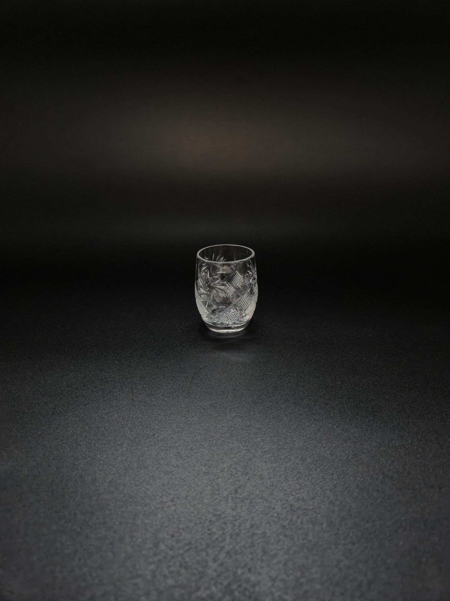 Set of Six Vintage Chrystal Schnapps Glass
