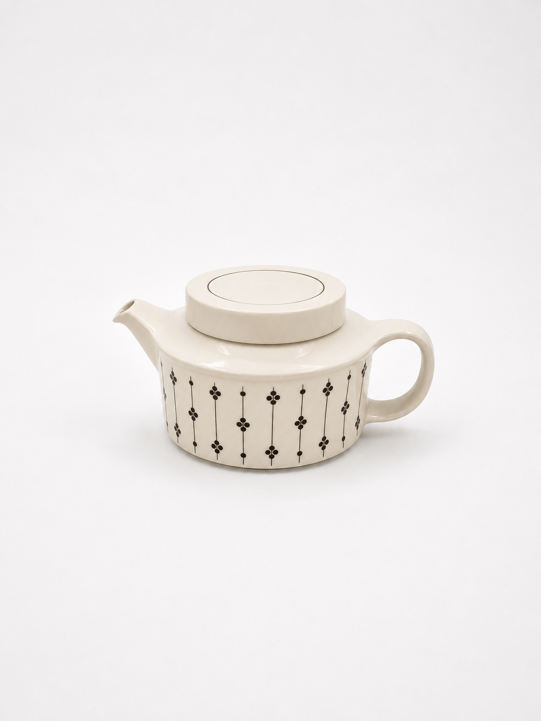 Vintage Arabia Kartano Teapot by Esteri Tomula | Finnish Mid Century Modern Tea Pot | 1970s Arabia Finland Stoneware Teapot