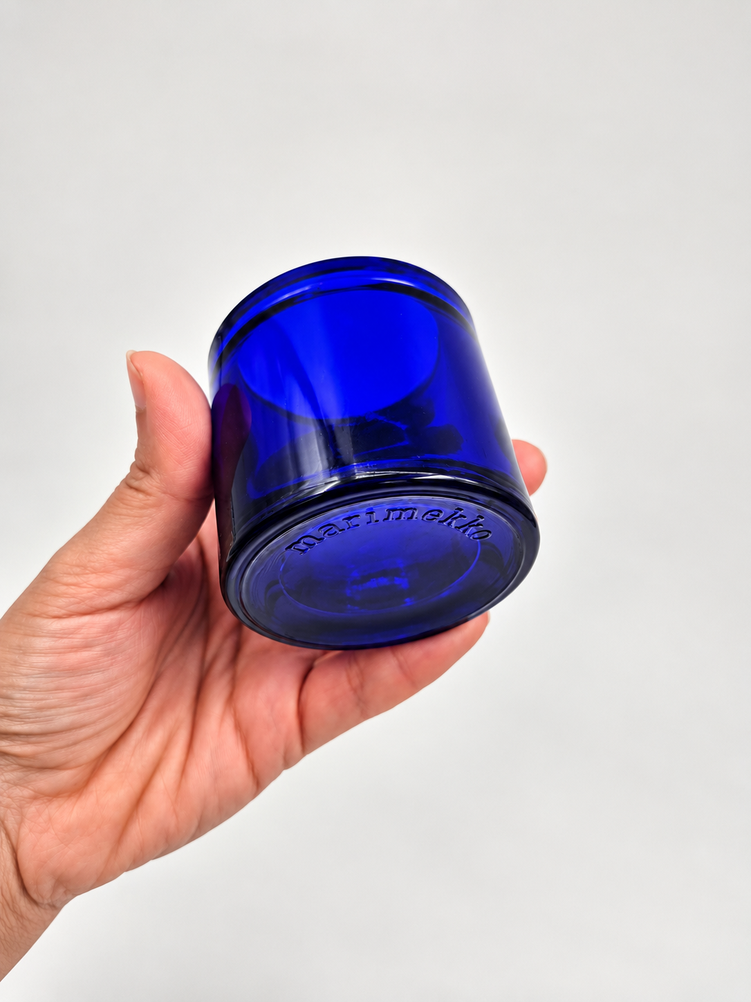 Iittala-Marimekko Cobalt Blue KIVI Votive
