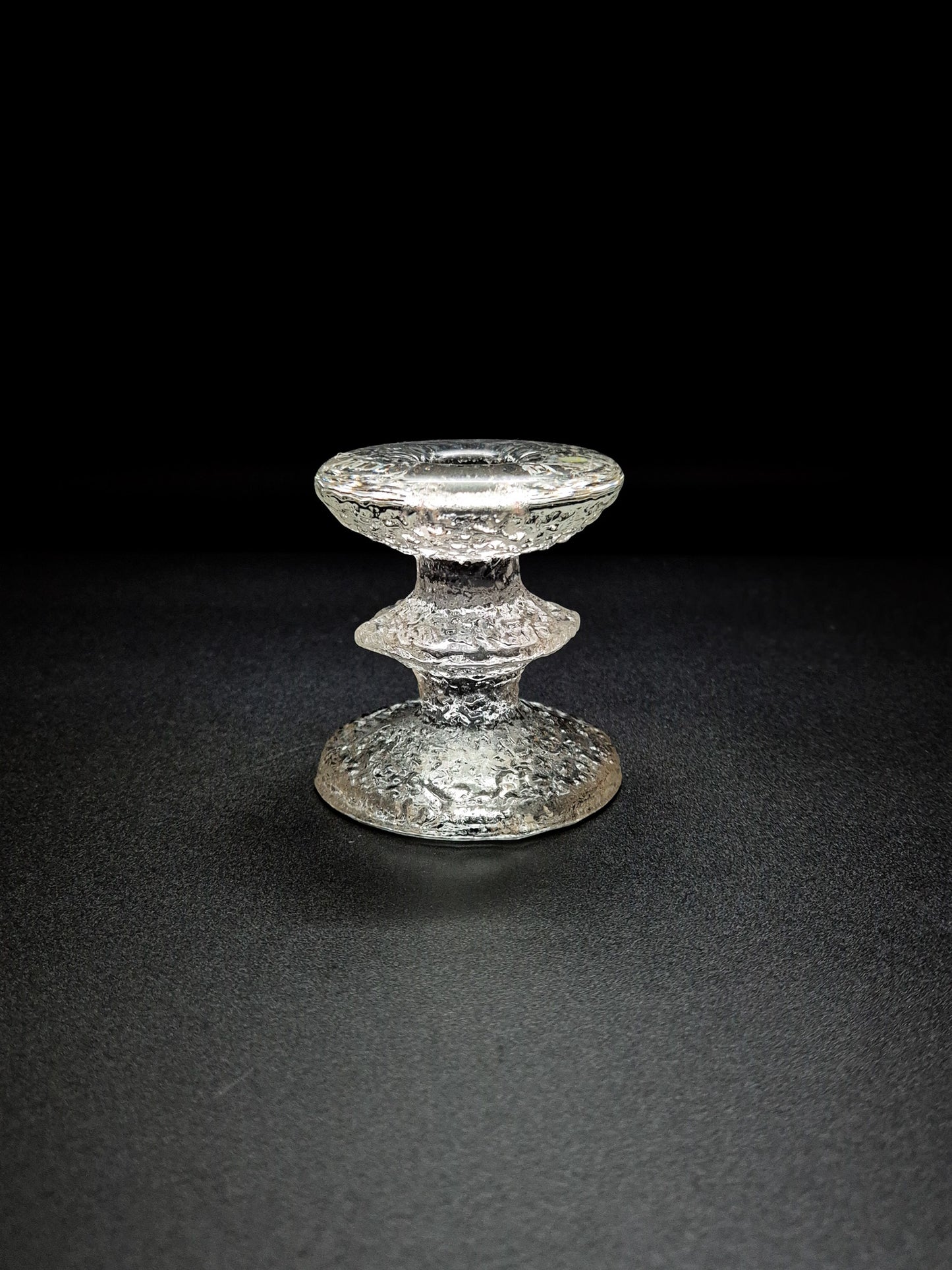 Vintage Iittala Festivo Glass Candlestick – Timo Sarpaneva Design 1967