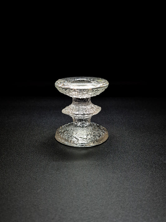 Vintage Iittala Festivo Glass Candlestick – Timo Sarpaneva Design 1967