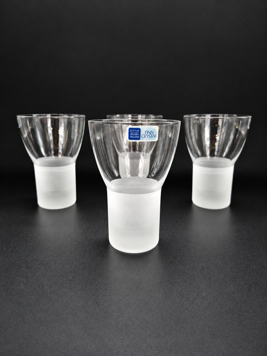 Set of 4 Iittala Marius 33 cl Hand Made Beer/Wine Glasses