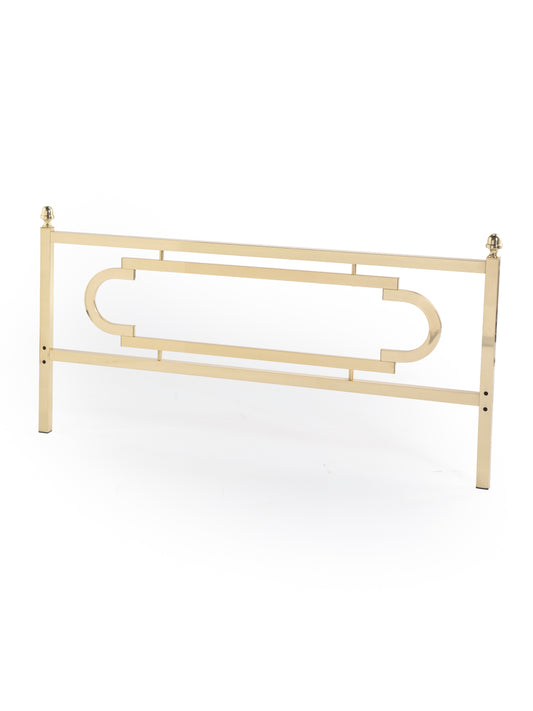 Vintage Brass Metal Headboard, Unused, Original Packaging