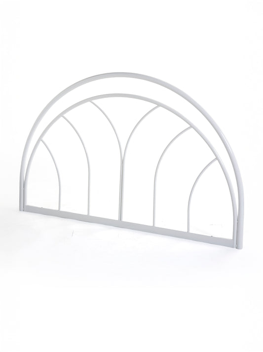 Vintage Finnish White Metal Headboard by Messin Oy – 1970s