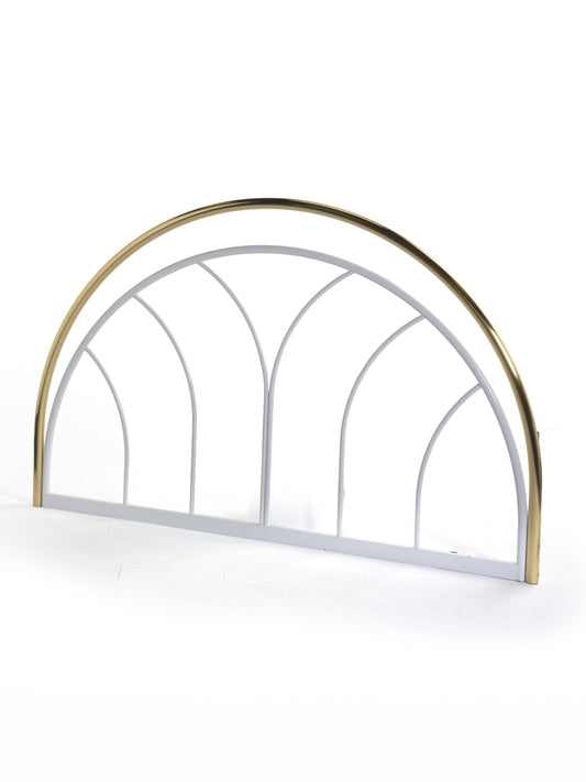 Vintage Finnish Headboard with Brass Detail by Messin Oy