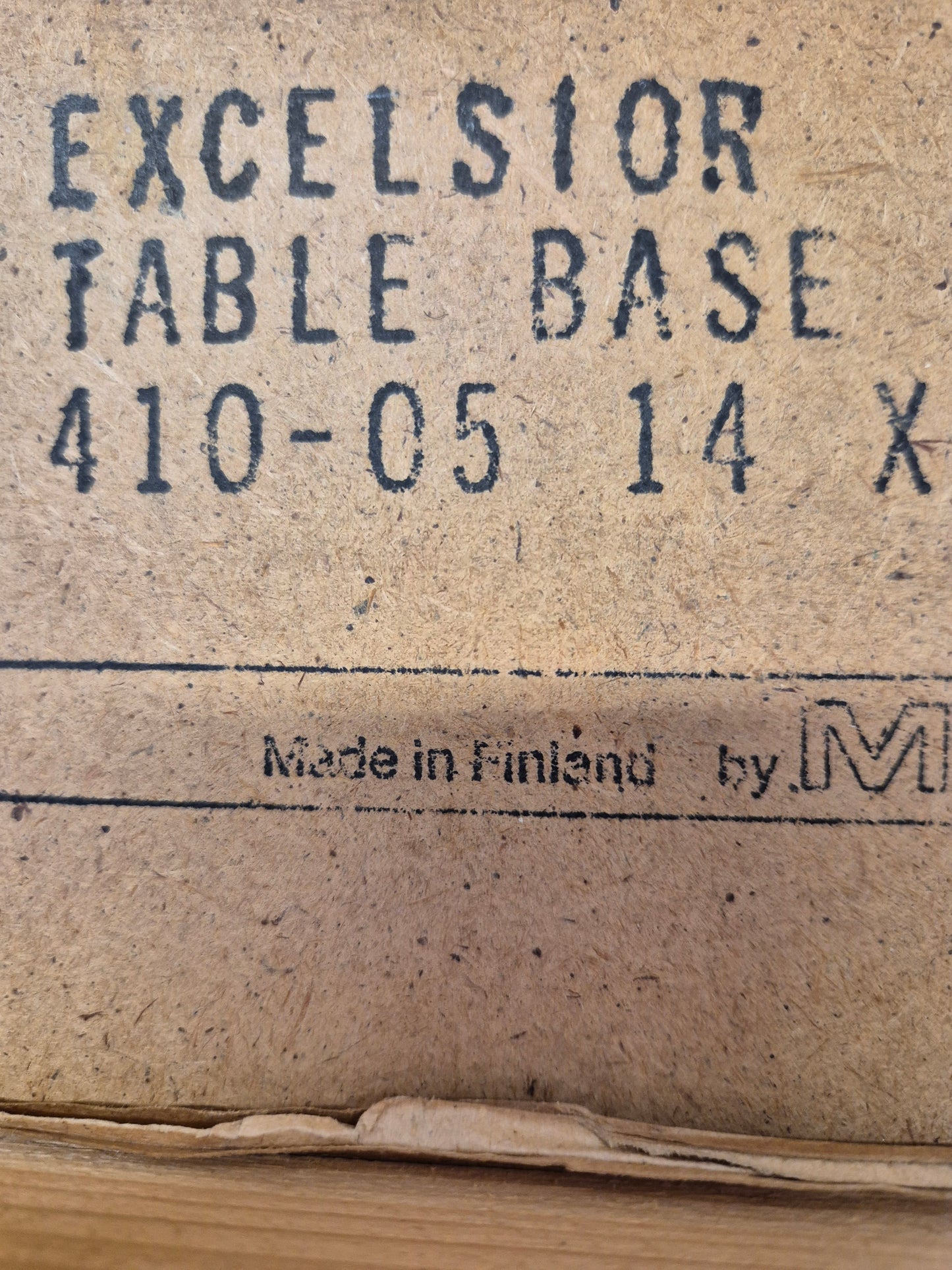 Vintage Finnish Glass & Brass Coffee Table – Messin Oy Unused, Original Factory Packaging – c. 1970s