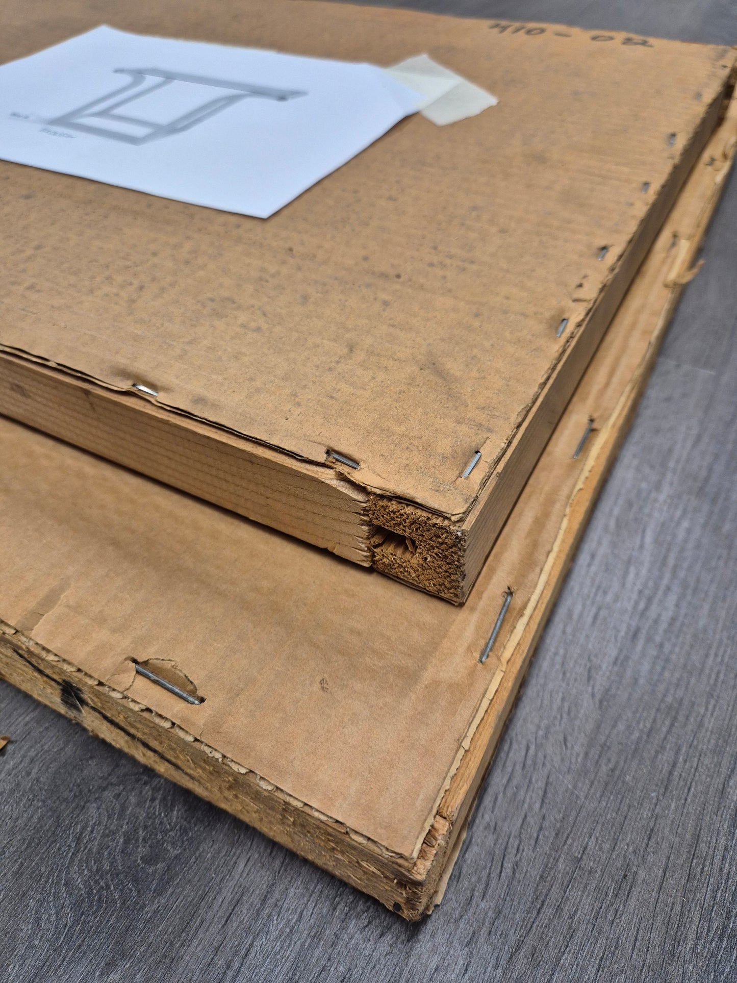 Vintage Finnish Glass & Brass Coffee Table – Messin Oy Unused, Original Factory Packaging – c. 1970s