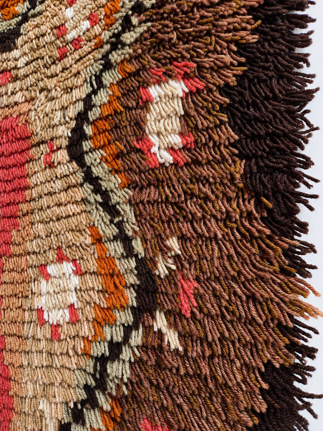 Vintage Finnish Humalasalkoja Ryijy by A.W. Raitio, Neovius Wall Rug, Scandinavian Wool Tapestry