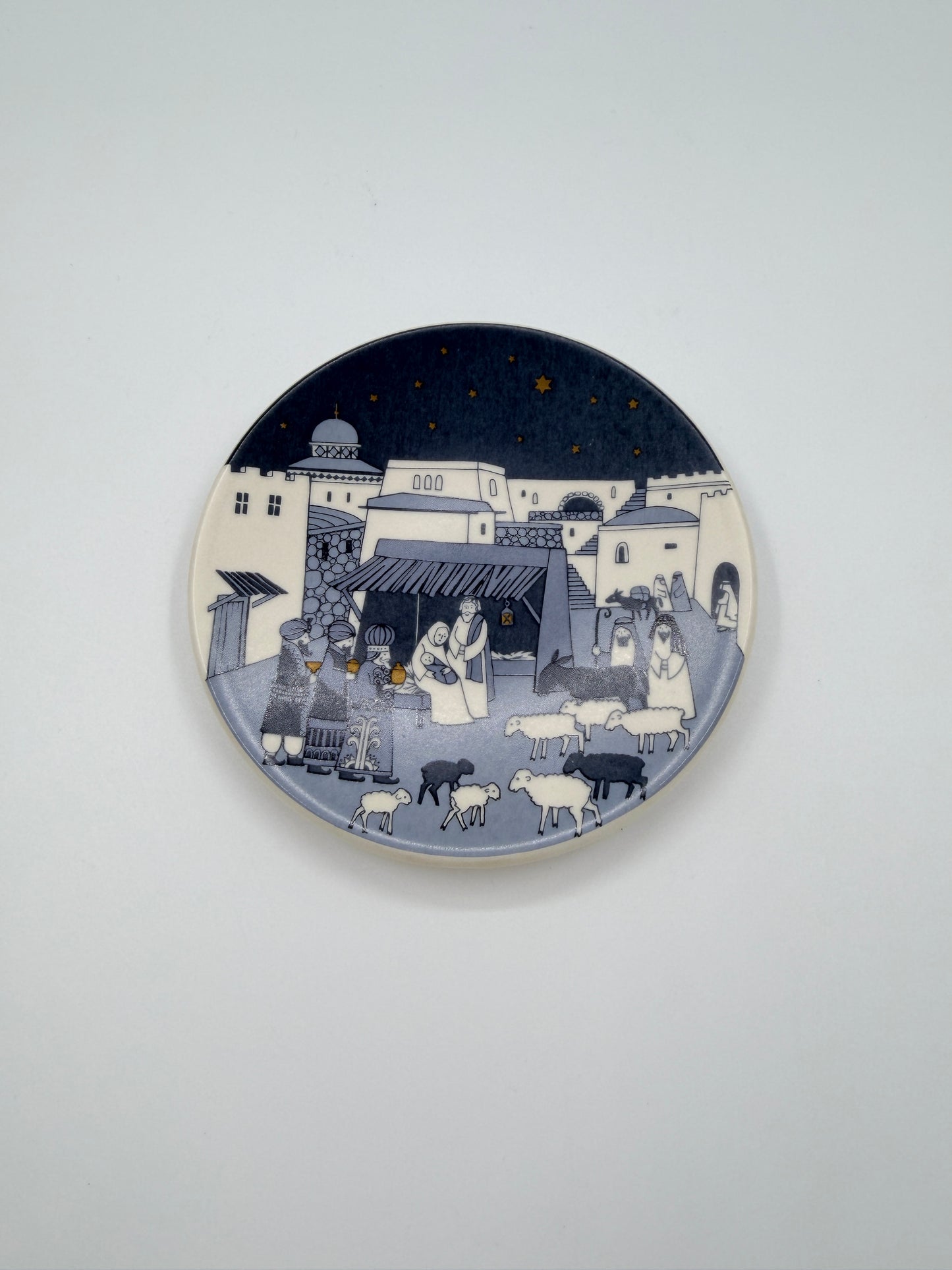 Arabia Crib Krippe Wall Plate Raija Uosikkinen Finland