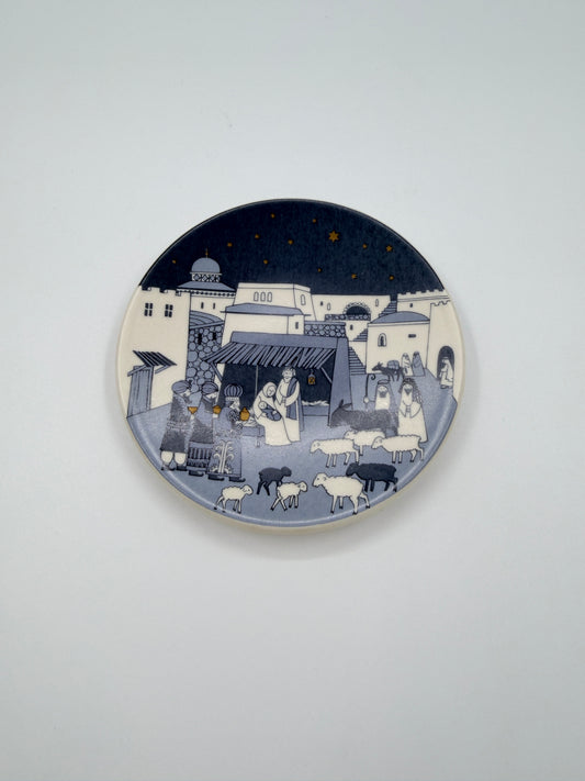 Arabia Crib Krippe Wall Plate Raija Uosikkinen Finland