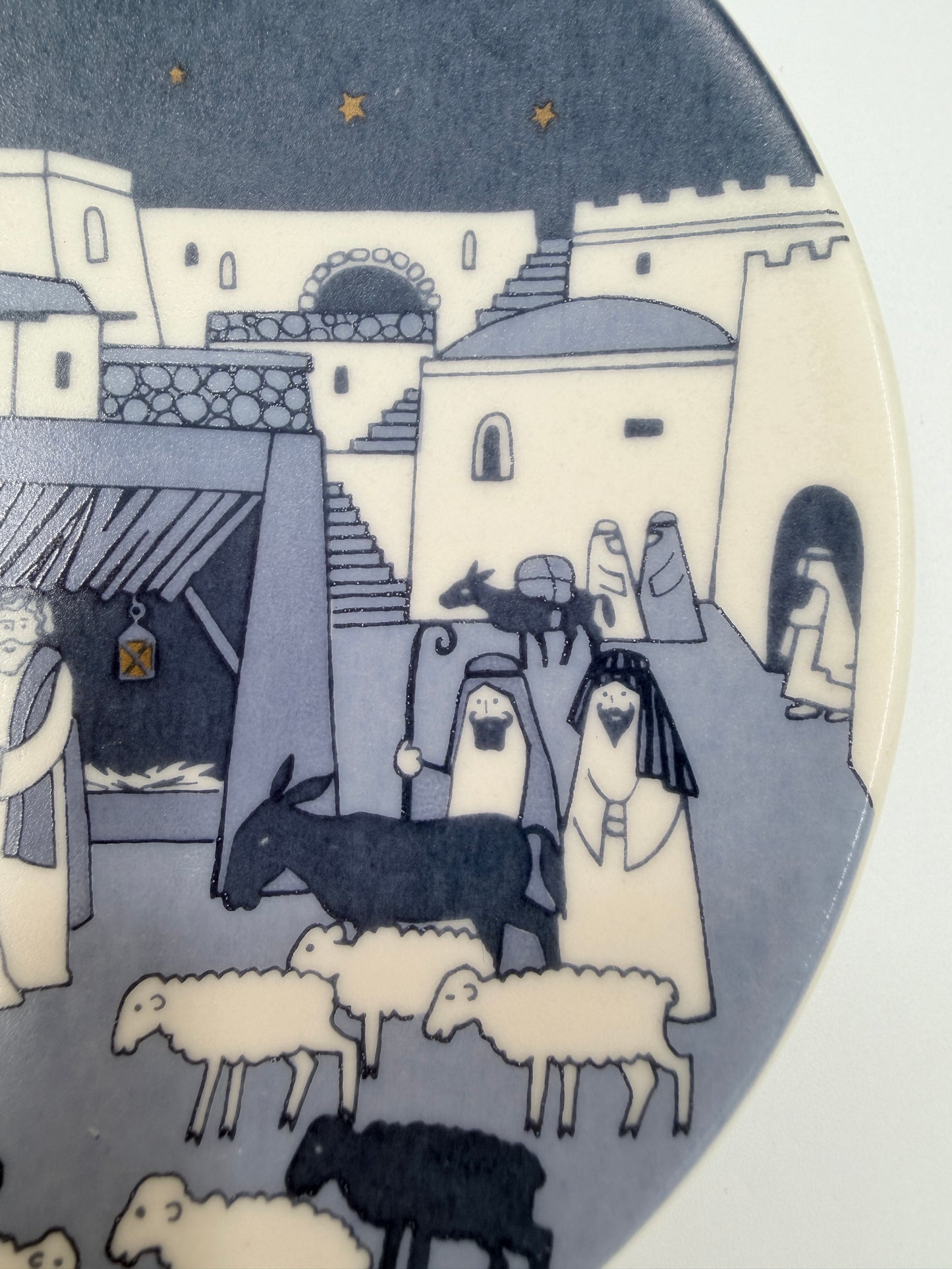 Arabia Crib Krippe Wall Plate Raija Uosikkinen Finland
