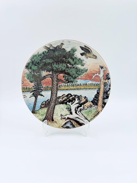 Arabia Finland 1985 Andreas Alariesto Lapland Wall Plate – Limited Edition 7000