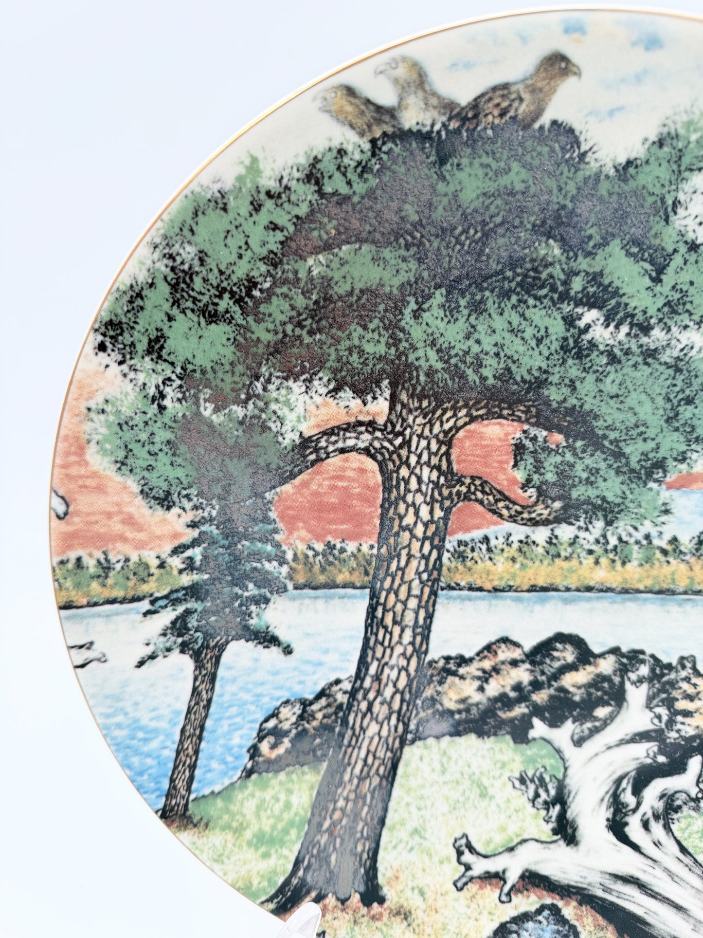 Arabia Finland 1985 Andreas Alariesto Lapland Wall Plate – Limited Edition 7000
