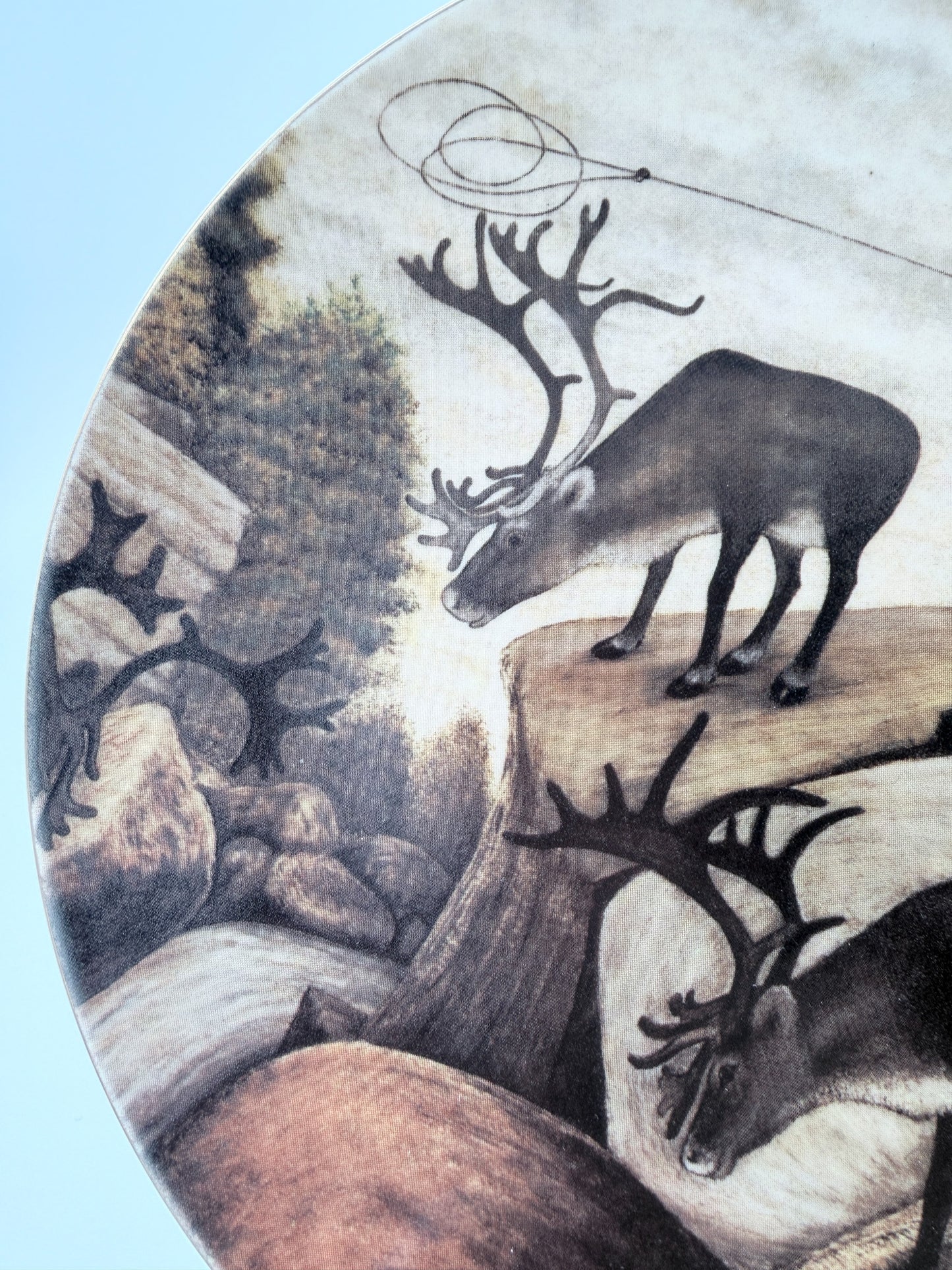 Arabia Finland 1983 Andreas Alariesto Lapland Wall Plate – Limited Edition 7000
