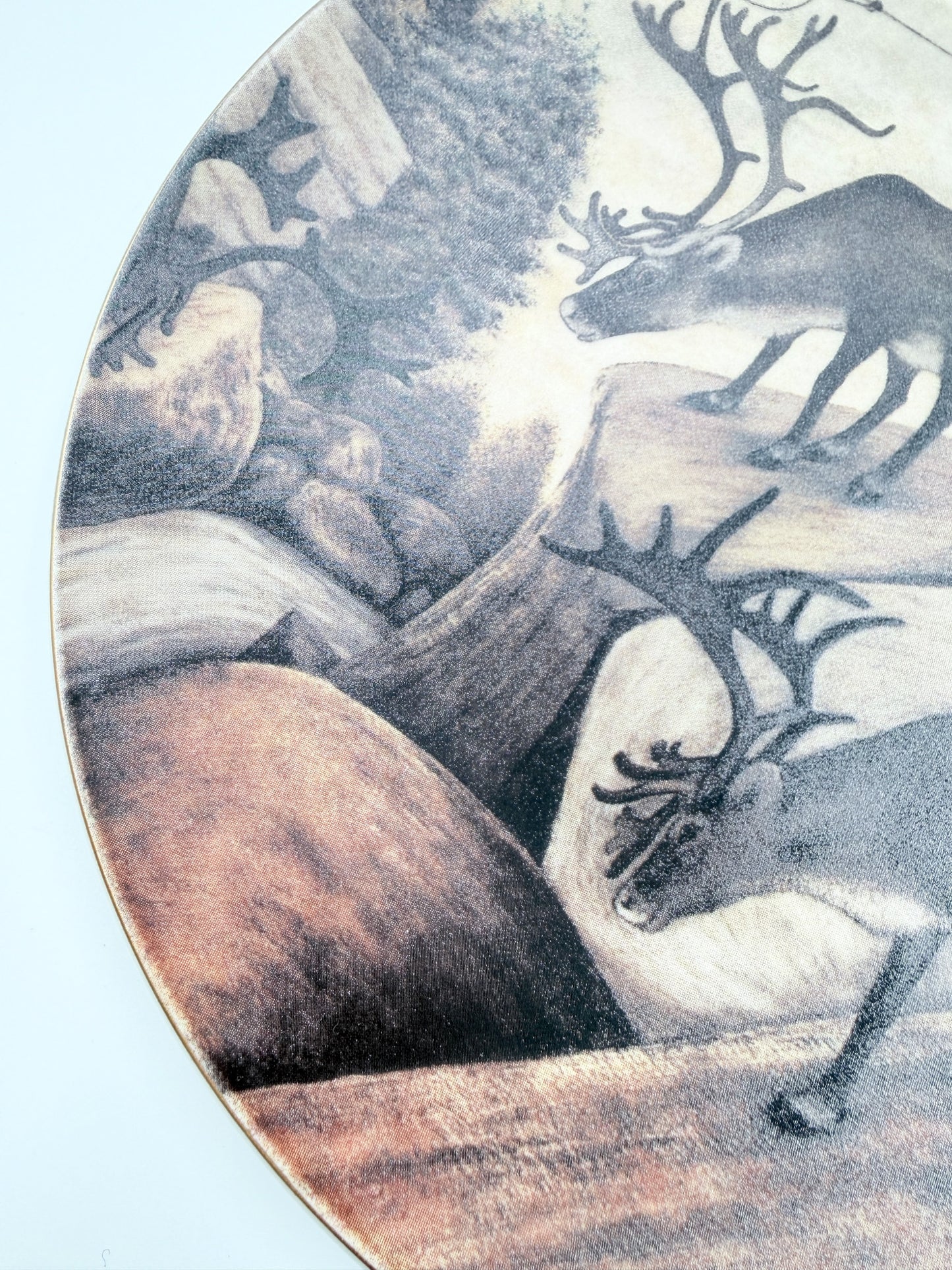 Arabia Finland 1983 Andreas Alariesto Lapland Wall Plate – Limited Edition 7000