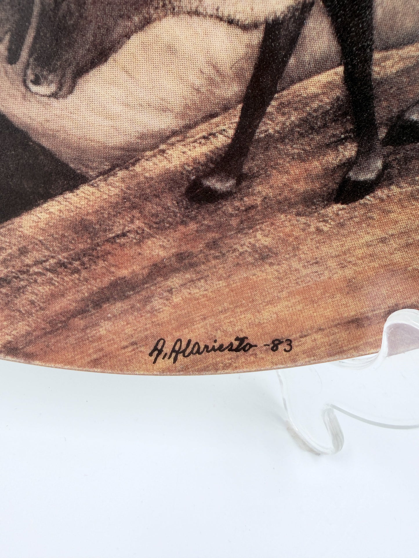 Arabia Finland 1983 Andreas Alariesto Lapland Wall Plate – Limited Edition 7000