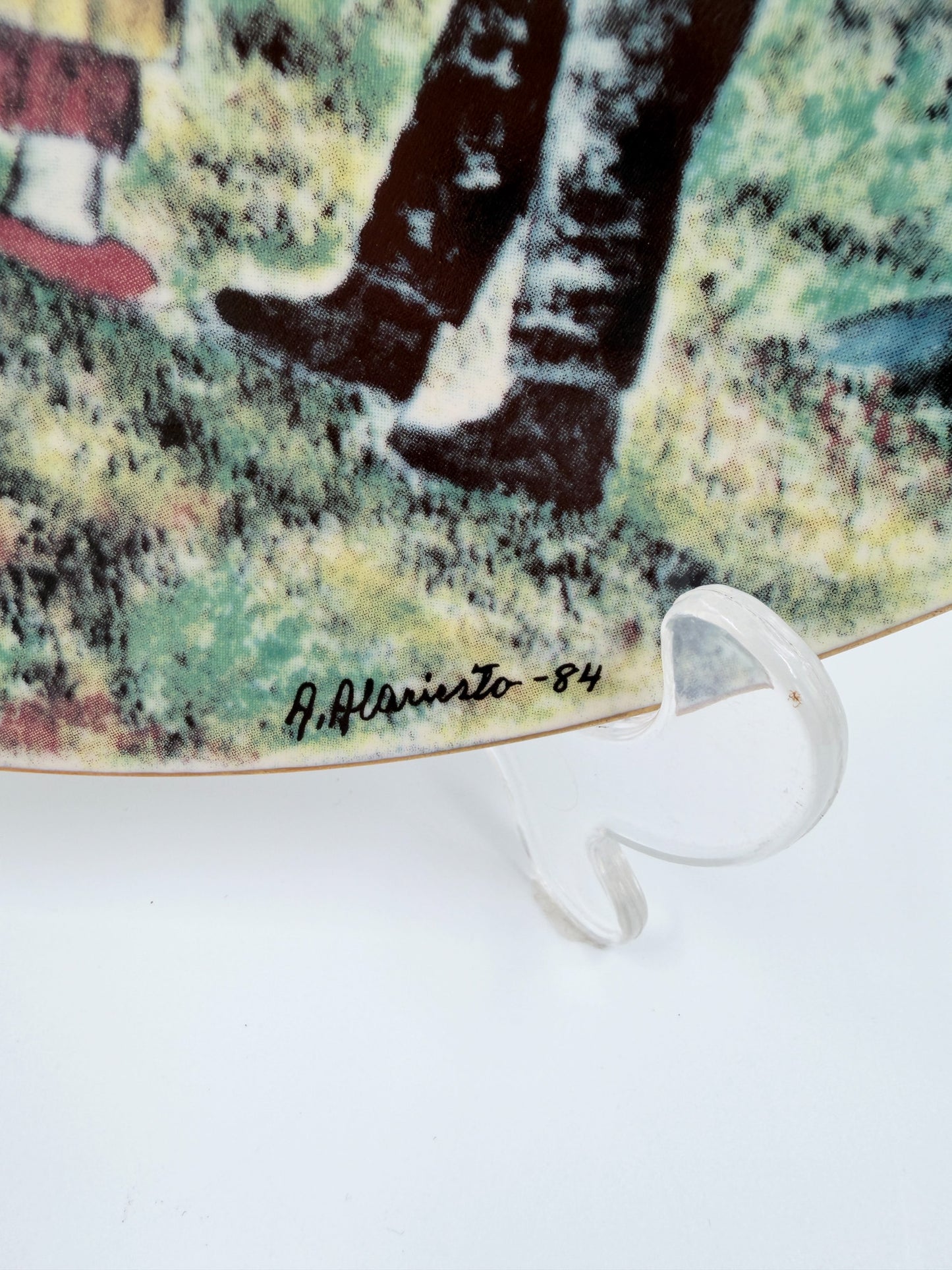 Arabia Finland 1984 Andreas Alariesto Lapland Wall Plate – Limited Edition 7000